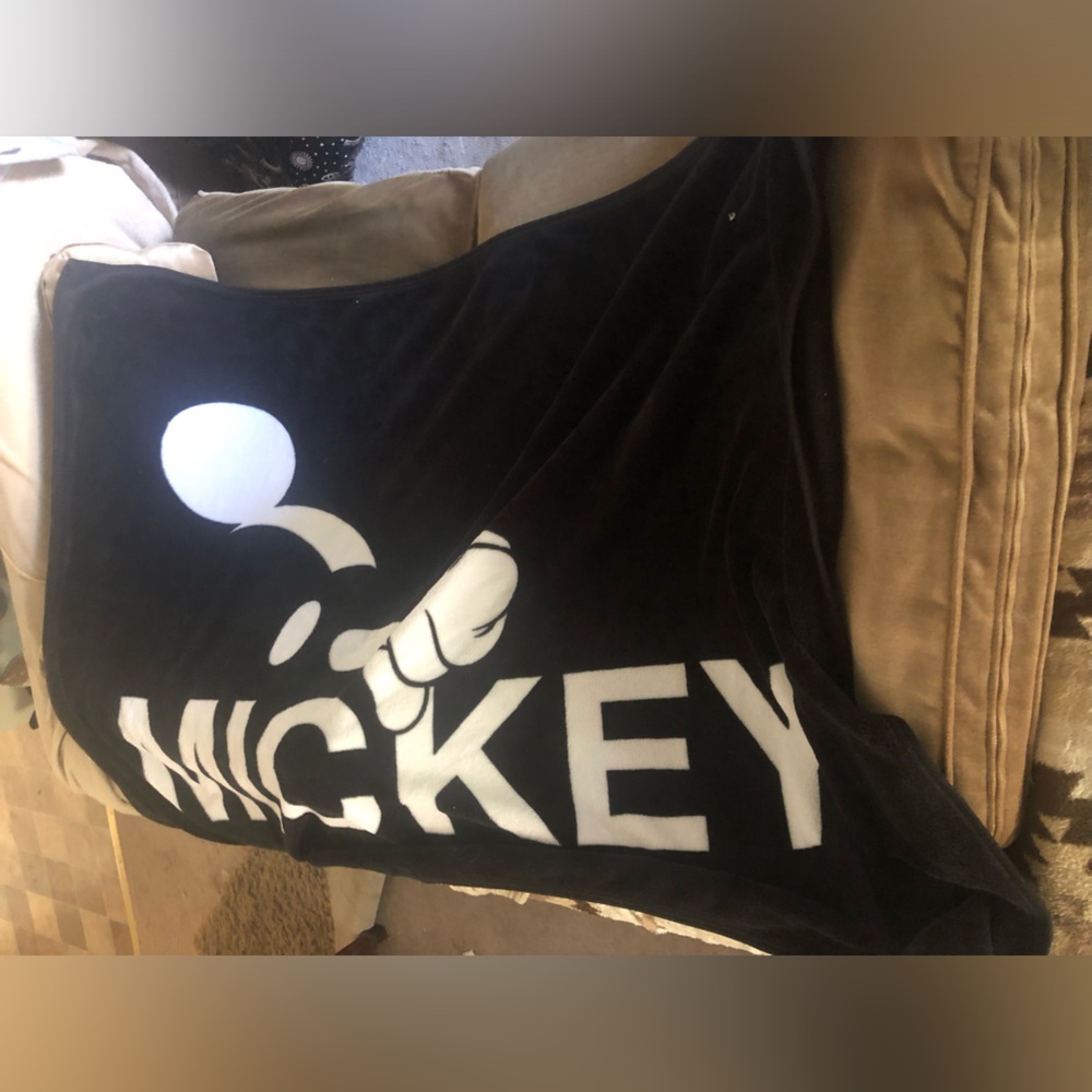 Disney Mickey Character Plush Blanket- $25 or $20 w/offer